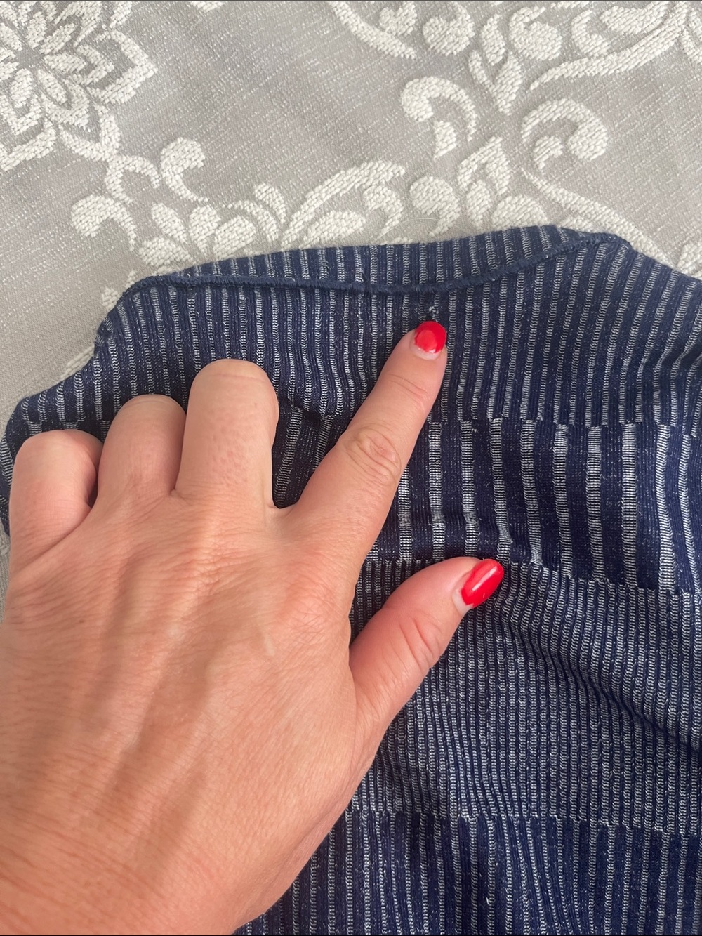 New rag & bone The Knit Two Tone Henley Tee Top - Picture 13 of 13